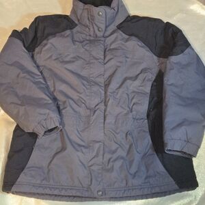 LL Bean Jacket Men's Dark Gray/Black Heavyweight Parka Outdoors Coat In Size XL